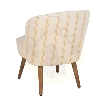 Sillón Rayas miel en madera de caucho 54x64x73cm - Ixia - 614510IX - foto-secundaria-2