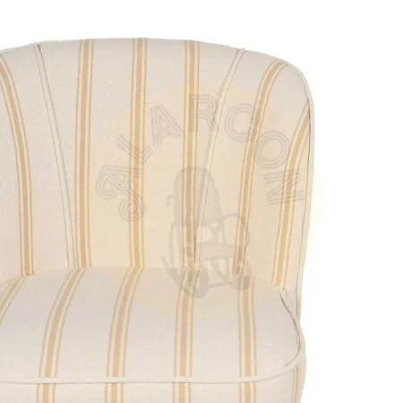 Sillón Rayas miel en madera de caucho 54x64x73cm - Ixia - 614510IX - foto-secundaria-3
