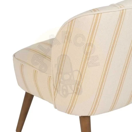 Sillón Rayas miel en madera de caucho 54x64x73cm - Ixia - 614510IX - foto-secundaria-7