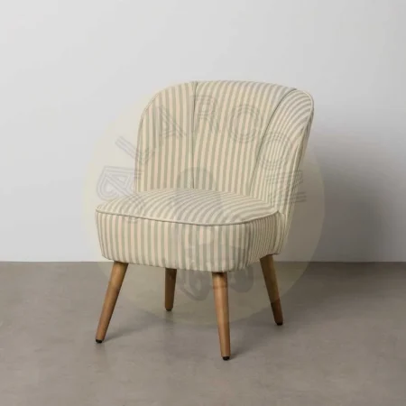 Sillón Rayas verde en madera de caucho 54x64x73cm - Ixia - 614512IX - foto-secundaria-10