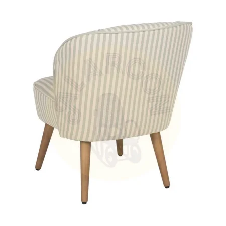 Sillón Rayas verde en madera de caucho 54x64x73cm - Ixia - 614512IX - foto-secundaria-2