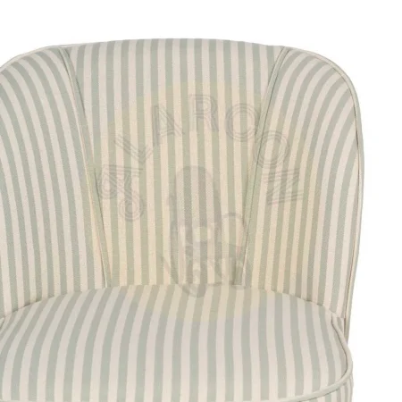 Sillón Rayas verde en madera de caucho 54x64x73cm - Ixia - 614512IX - foto-secundaria-3