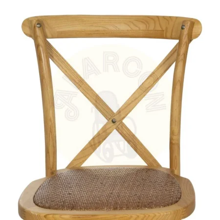 Silla Aspas en madera de olmo y ratán natural 50x56x87cm - Ixia - 614569IX - foto-secundaria-3