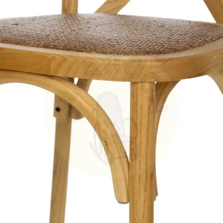 Silla Aspas en madera de olmo y ratán natural 50x56x87cm - Ixia - 614569IX - foto-secundaria-6