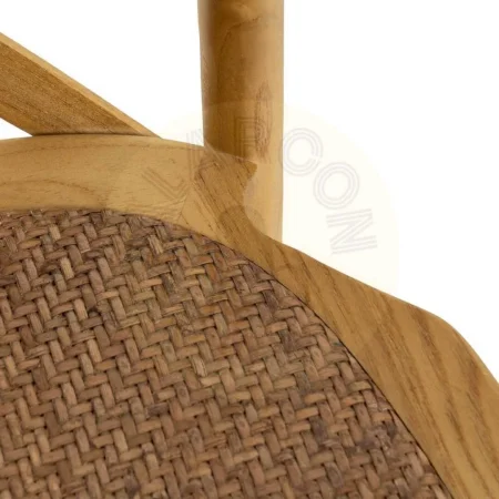 Silla Aspas en madera de olmo y ratán natural 50x56x87cm - Ixia - 614569IX - foto-secundaria-7
