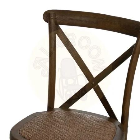 Silla Aspas en madera de olmo marrón 50x56x87cm - Ixia - 614570IX - foto-secundaria-4