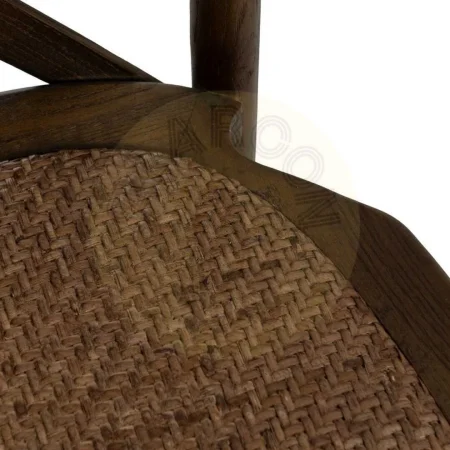 Silla Aspas en madera de olmo marrón 50x56x87cm - Ixia - 614570IX - foto-secundaria-7