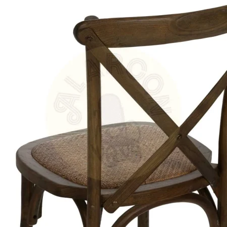 Silla Aspas en madera de olmo marrón 50x56x87cm - Ixia - 614570IX - foto-secundaria-9