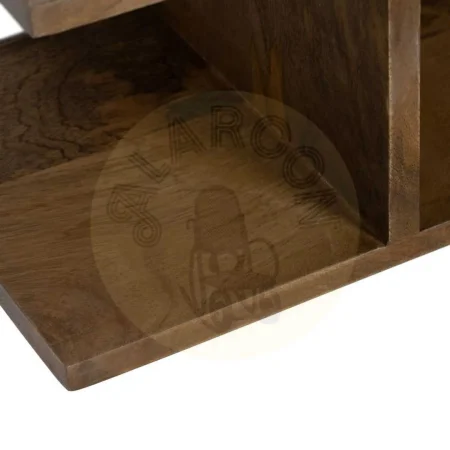 Mesita flotante de madera de mango color miel 45x20x20cm - Ixia - 614589IX - foto-secundaria-2