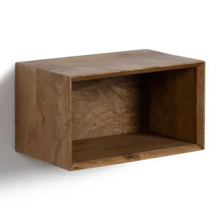 Mesita flotante color miel en madera de mango 40.50x25x23cm - Ixia - 614591IX - foto-blanco