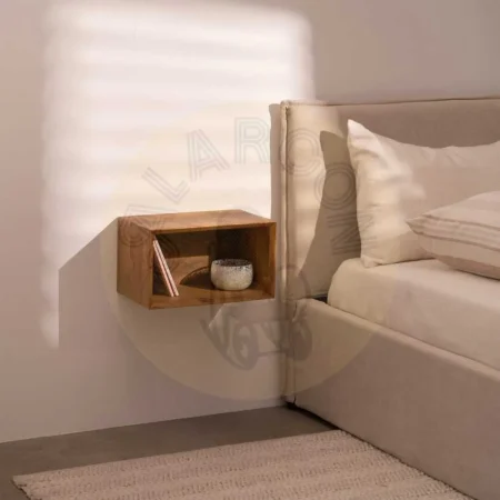 Mesita flotante color miel en madera de mango 40.50x25x23cm - Ixia - 614591IX - foto-secundaria-5