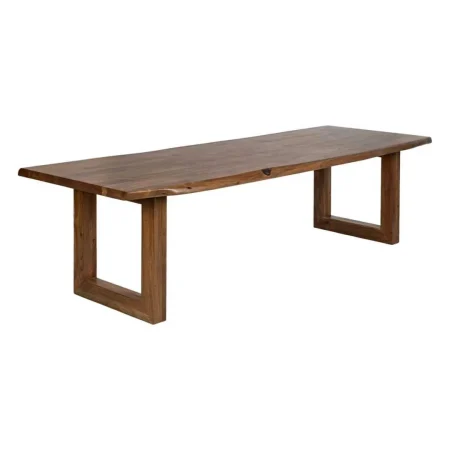 Mesa de comedor marrón en madera de acacia 280x100x77cm - Ixia - 614597IX - foto-blanco