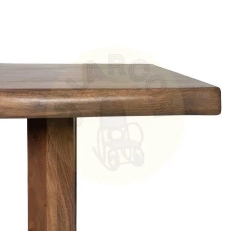 Mesa de comedor marrón en madera de acacia 280x100x77cm - Ixia - 614597IX - foto-secundaria-3