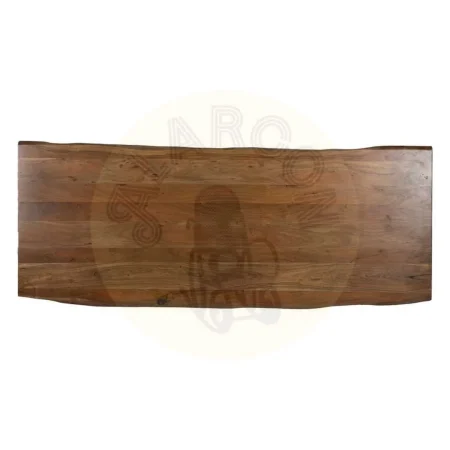 Mesa de comedor marrón en madera de acacia 280x100x77cm - Ixia - 614597IX - foto-secundaria-7