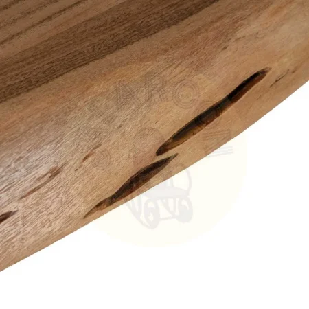 Mesa comedor natural en madera de acacia con tablero 5cm y patas regulables en 3 posiciones 280x100x76cm - Ixia - 614601IX - foto-secundaria-3