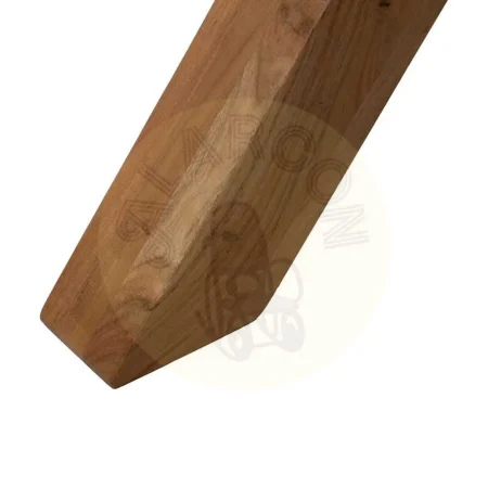 Mesa comedor natural en madera de acacia con tablero 5cm y patas regulables en 3 posiciones 280x100x76cm - Ixia - 614601IX - foto-secundaria-7