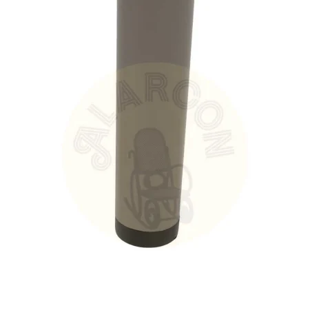 Silla apilable de polietileno y aluminio para exterior color natural gris 59x58x79cm - Ixia - 614612IX - foto-secundaria-8