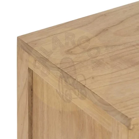 Mesita natural de madera mindi para dormitorio 60x35x65cm - Ixia - 614620IX - foto-secundaria-2