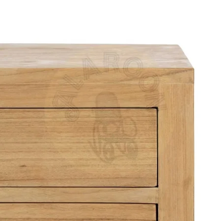 Mesita natural de madera mindi para dormitorio 60x35x65cm - Ixia - 614620IX - foto-secundaria-5