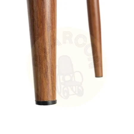 Taburete beige tapizado en tejido 100% poliéster con estructura metálica en acero 53x52x95cm - Ixia - 614626IX - foto-secundaria-9