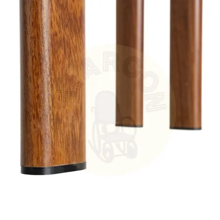 Taburete alto beige en tejido y estructura metal 50x47x109cm - Ixia - 614632IX - foto-secundaria-9