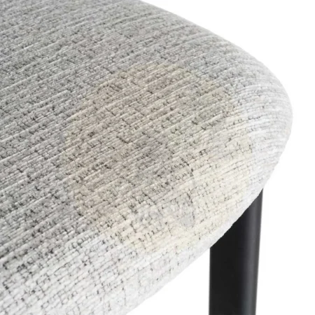 Taburete tapizado en tejido gris con estructura metálica asiento 75cm 50x47x109cm - Ixia - 614634IX - foto-secundaria-8