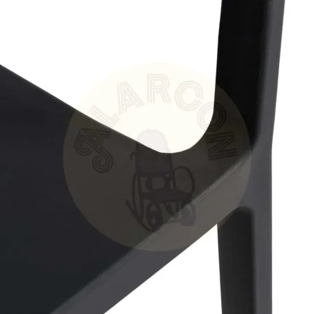 Silla apilable antracita de polipropileno con cuerda de polietileno 56x54x75.50cm - Ixia - 614705IX - foto-secundaria-6