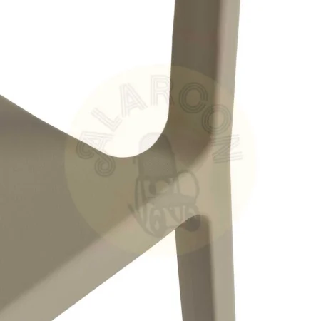 Silla apilable beige en polipropileno con cuerda de polietileno 56x52x76cm - Ixia - 614706IX - foto-secundaria-6