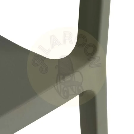 Silla apilable verde de polipropileno con cuerda de polietileno 56x52x76cm - Ixia - 614707IX - foto-secundaria-6