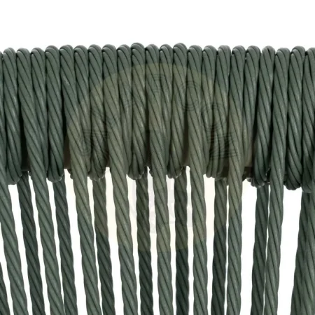 Silla apilable verde de polipropileno con cuerda de polietileno 56x52x76cm - Ixia - 614707IX - foto-secundaria-8