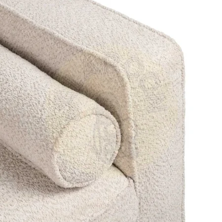 Sofá 2 plazas beige tapizado en tejido con cojines desenfundables y estructura de madera 171x89x83cm - Ixia - 614710IX - foto-secundaria-7