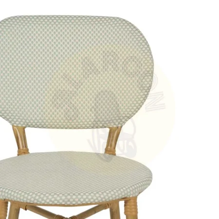 Silla aguamarina de aluminio y textileno apilable 47x60x79cm - Ixia - 614720IX - foto-secundaria-3