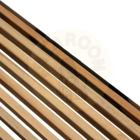 Estante natural de madera de teca reciclada para salón 100x21x20cm - Ixia - 614734IX - foto-secundaria-3