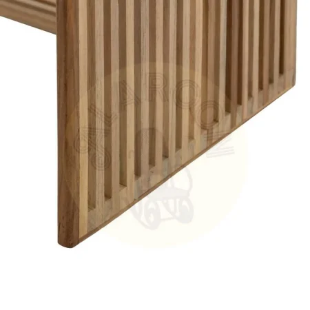 Set de 3 mesas auxiliares en madera de teca natural 65x30x66cm - Ixia - 614738IX - foto-secundaria-10