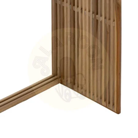 Set de 3 mesas auxiliares en madera de teca natural 65x30x66cm - Ixia - 614738IX - foto-secundaria-6