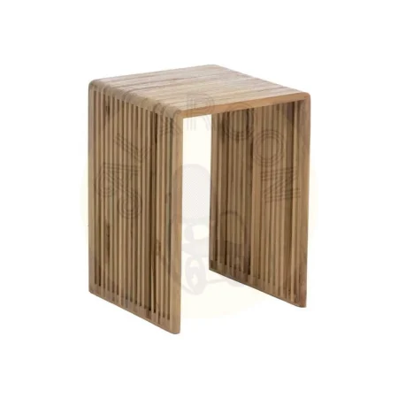 Set de 3 mesas auxiliares en madera de teca reciclada acabado natural 41x34x50cm - Ixia - 614740IX - foto-secundaria-3