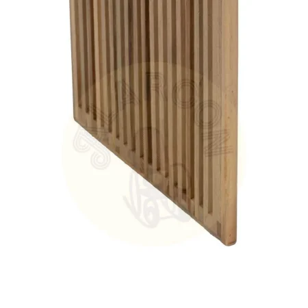 Set de 3 mesas auxiliares en madera de teca reciclada acabado natural 41x34x50cm - Ixia - 614740IX - foto-secundaria-7