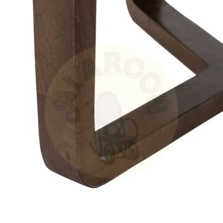 Mesa de centro para salón madera de mango con cristal ámbar 60x60x48cm - Ixia - 614761IX - foto-secundaria-5