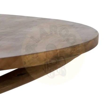 Mesa de centro en madera de mango para salón 100x100x46cm - Ixia - 614766IX - foto-secundaria-3