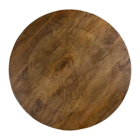 Mesa de centro en madera de mango para salón 100x100x46cm - Ixia - 614766IX - foto-secundaria-5