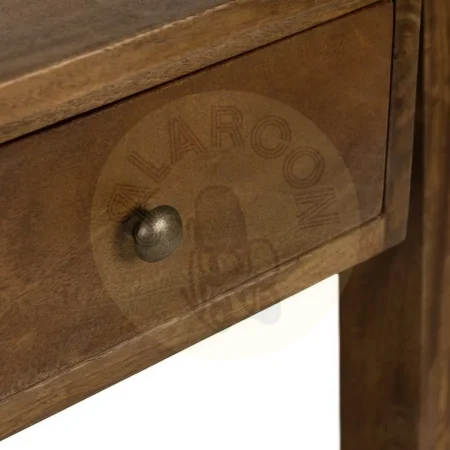 Escritorio en madera de mango natural con cajón 120x60x78cm - Ixia - 614767IX - foto-secundaria-4