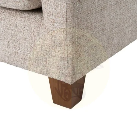 Sofá 3 plazas beige en tejido y estructura de madera con cojines desenfundables 221x90x87cm - Ixia - 614771IX - foto-secundaria-10