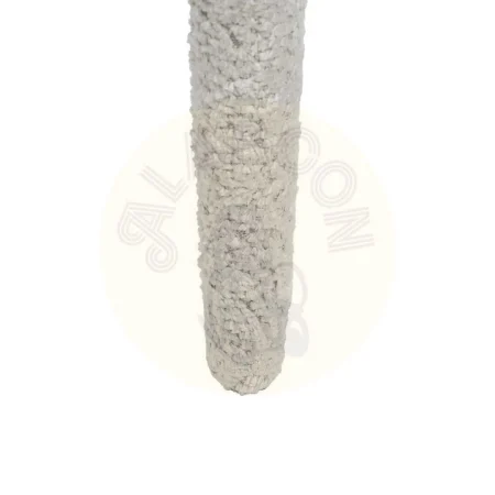 Silla beige tapizada en poliéster con estructura metálica y relleno foam 47x61.50x85cm - Ixia - 614775IX - foto-secundaria-9