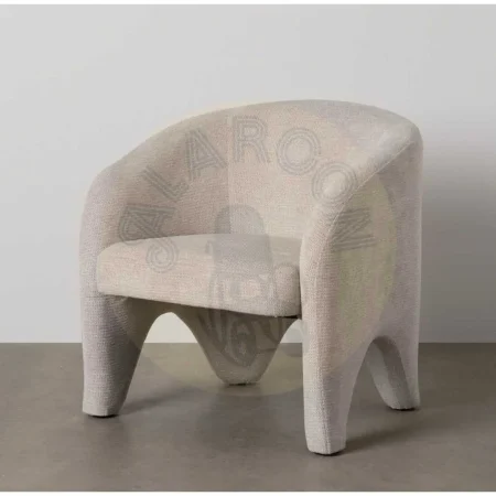 Sillón beige tapizado en tejido para salón 74x73x75cm - Ixia - 614777IX - foto-secundaria-10