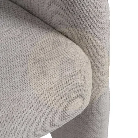 Sillón beige tapizado en tejido para salón 74x73x75cm - Ixia - 614777IX - foto-secundaria-5