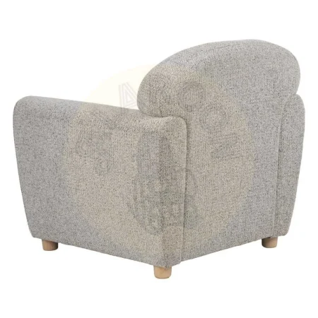 Sillón jaspeado de tejido para salón con estructura de madera y relleno de foam 81x75x82cm - Ixia - 614779IX - foto-secundaria-2