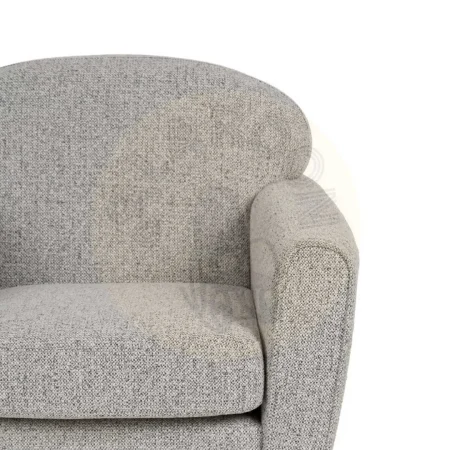 Sillón jaspeado de tejido para salón con estructura de madera y relleno de foam 81x75x82cm - Ixia - 614779IX - foto-secundaria-3