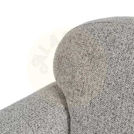 Sillón jaspeado de tejido para salón con estructura de madera y relleno de foam 81x75x82cm - Ixia - 614779IX - foto-secundaria-5