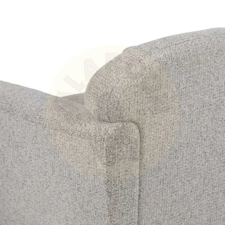 Sillón jaspeado de tejido para salón con estructura de madera y relleno de foam 81x75x82cm - Ixia - 614779IX - foto-secundaria-9