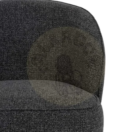 Sillón jaspeado en tejido 100% poliéster con estructura de pino y contrachapado 78x81x74cm - Ixia - 614784IX - foto-secundaria-3